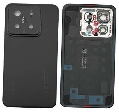Aizmugurējais vāciņš priekš Xiaomi 14 Melns ar camera lens ORG