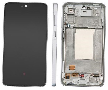 LCD screen Samsung A366 A36 5G ar touch screen un frame Awesome Lavender original (assembled service pack)