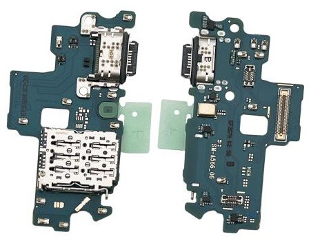 Flex Samsung A566 A56 5G priekš plugin, microphone, SIM reader original (service pack)