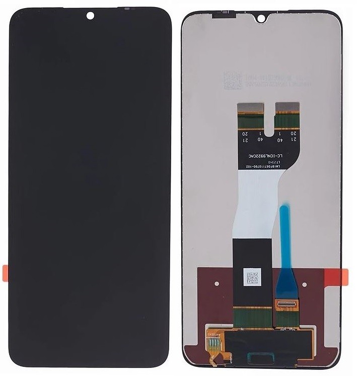 LCD screen Samsung A057 A05S 2023 ar touch screen Melns ORG