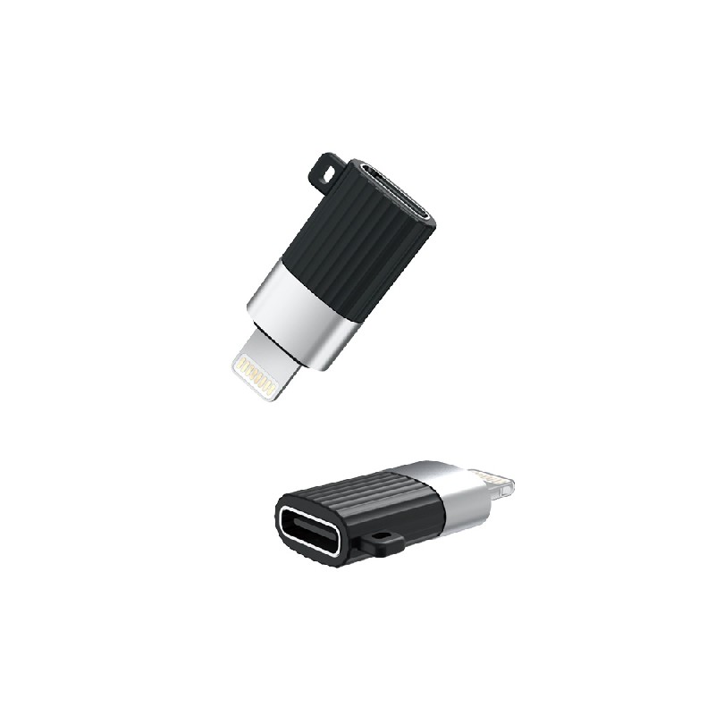 Adapteris XO (NB149-D) from lightning to USB-C melns