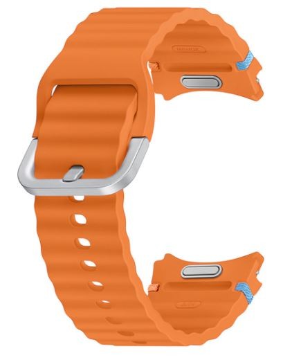 Watch Band ET-SNL31LOE Samsung Galaxy Watch 4/4 Classic/5/5 Pro/6/6 Classic/7/FE Sport Siksniņa M/L oranžs