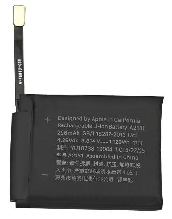 Baterija ORG priekš Watch Series 5 44mm 296mAh A2181