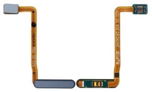 Flex Samsung A256 A25 5G ar fingerprint sensor Zils Melns original (service pack)