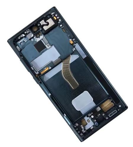 Middle housing Samsung S908 S22 Ultra Zaļš original (used Grade A)