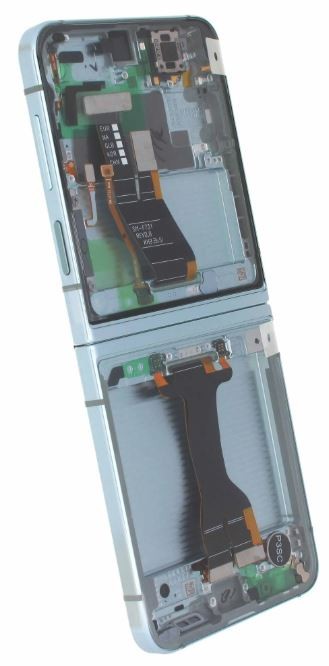Middle housing Samsung F731 Z Flip5 5G Piparmētru/Zaļš originalus (used Grade B)