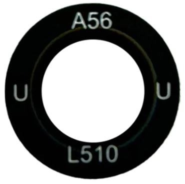 Samsung A566 A56 5G lens priekš camera Melns (lens Ultra Wide) 1pcs (service pack)