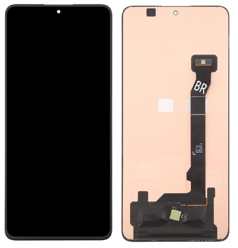 LCD screen Xiaomi Poco X7 Pro 5G ar touch screen Melns OLED