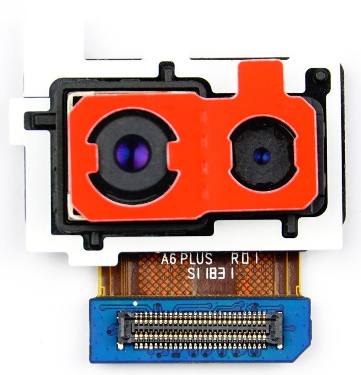 Samsung A605 A6 Plus 2018 (16MP+5MP) aizmugures kamera oriģināla (servisa komplekts)