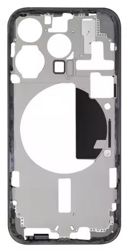 Middle housing iPhone 15 Pro Melns Titanium original (used Grade A)