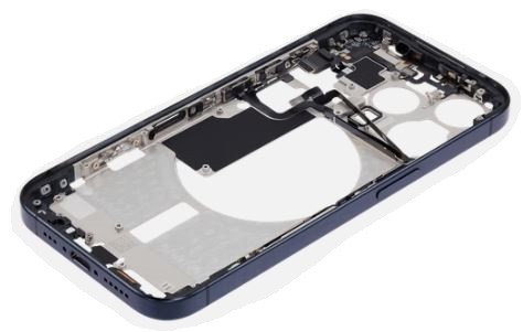 Middle housing iPhone 15 Pro Zils Titanium original (used Grade A)