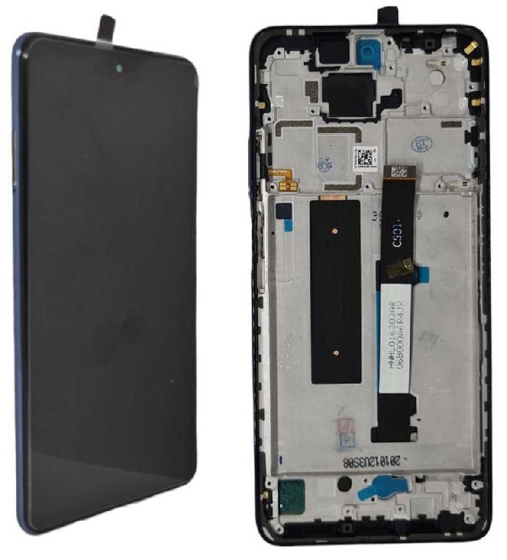 LCD screen Xiaomi Mi 10T Lite 5G ar touch screen ar frame Pearl Pelēks/Tarnish original (used Grade B)