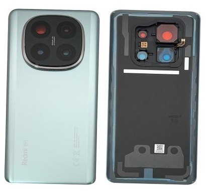 Aizmugurējais vāciņš priekš Xiaomi Redmi Note 14 Pro+ 5G Frost Zils ar camera lens ORG