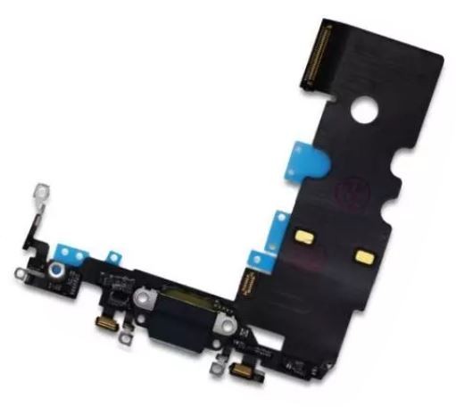 Flex priekš iPhone SE 2020/SE 2022 priekš charging connector ar microphone Melns original (used Grade A)