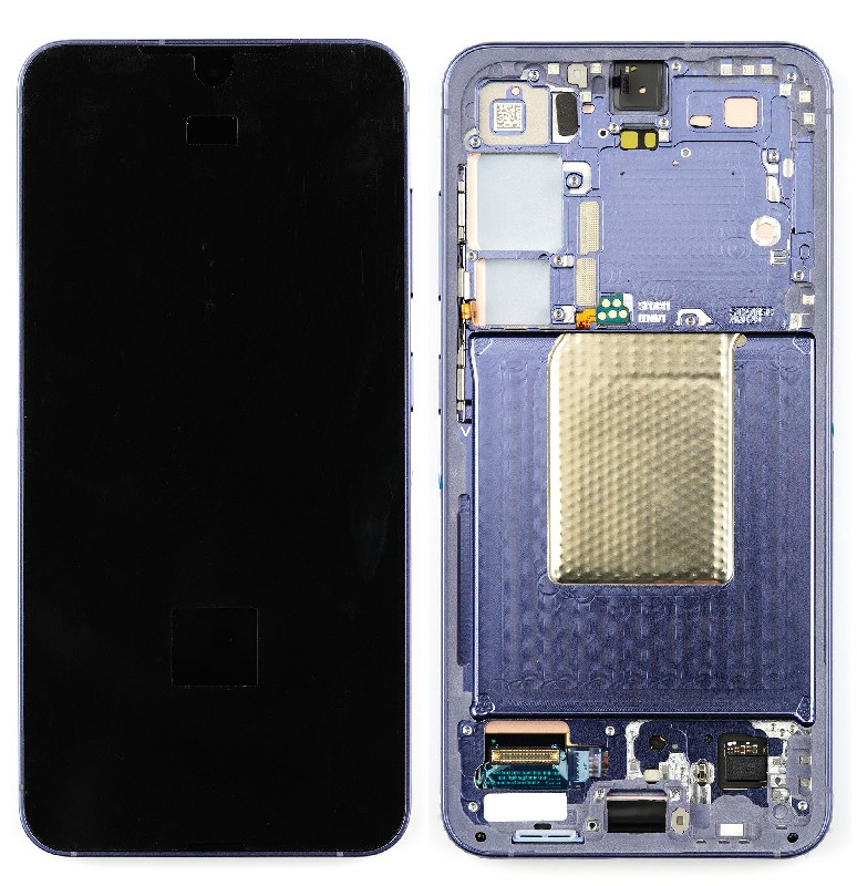 LCD screen Samsung S921 S24 ar touch screen un frame Cobalt Violets original (used Grade A)