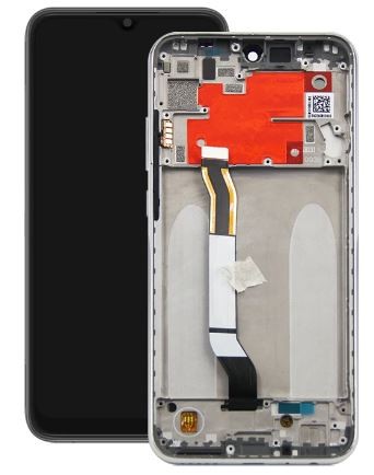 LCD screen Xiaomi Redmi Note 8T ar touch screen ar frame Balts original (used Grade C)