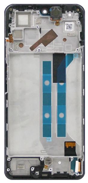 LCD screen Xiaomi Redmi Note 11 Pro/Redmi Note 11 Pro 5G/Poco X4 Pro 5G ar touch screen ar frame Graphite Pelēks original (used Grade C)