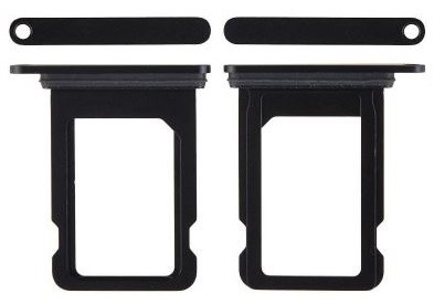 SIM card holder priekš iPhone 12 mini Melns original (used Grade A)