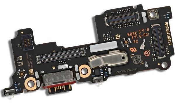 Flex Xiaomi Poco F6 Pro ar charging connector un microphone, SIM card contact original (service pack)