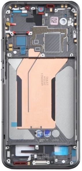 LCD screen Xiaomi 14 5G ar touch screen Melns original (service pack)