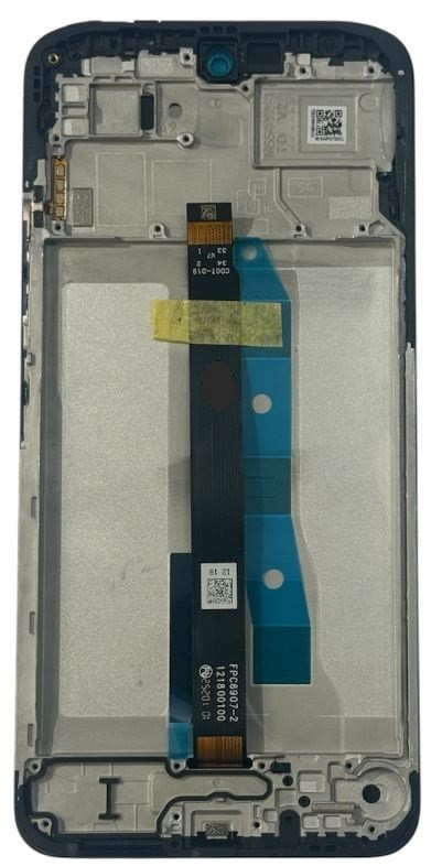 LCD screen Xiaomi Redmi 15 4G (Europe)/Poco M7 4G (Europe) ar touch screen ar frame Melns original (service pack)