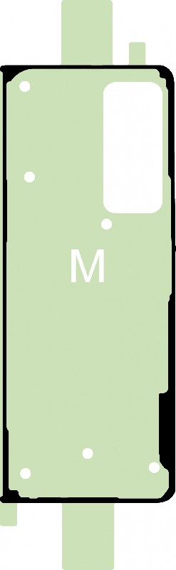 Sticker priekš aizmugurējais vāciņš Samsung F936 Z Fold4 5G original (service pack)