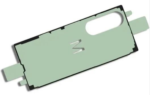 Sticker priekš aizmugurējais vāciņš Samsung F966 Z Fold7 5G original (service pack)