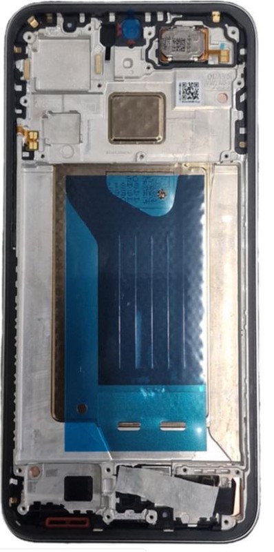 LCD screen Xiaomi 15T 5G ar touch screen ar frame Melns original (service pack)