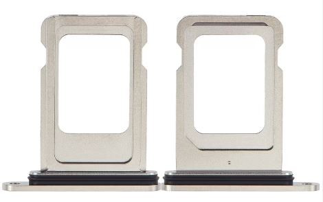 SIM card holder priekš iPhone 15 Pro/15 Pro Max Natural Titanium original (used Grade A)