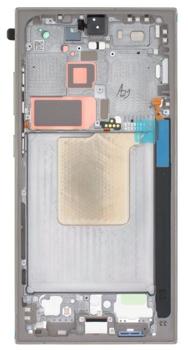 Middle housing Samsung S928 S24 Ultra Titanium Pelēks/Violets/Oranžs original (service pack)