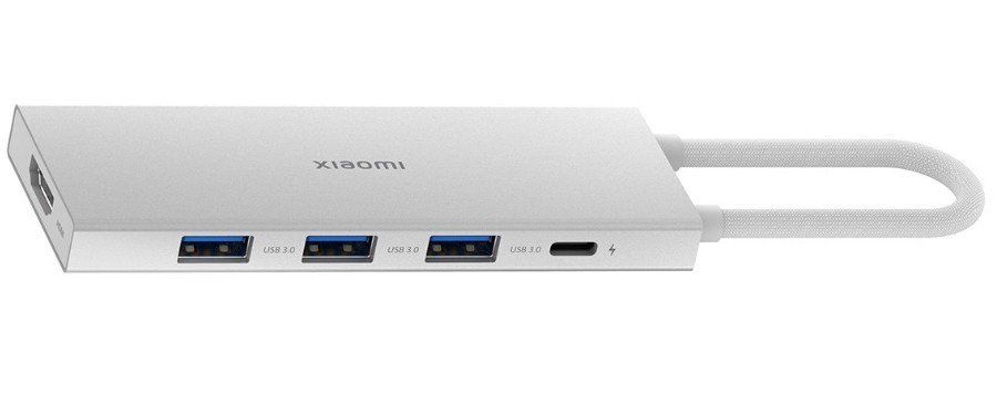 USB-C SADALĪTĀJS Xiaomi 5in1 (3xUSB, HDMI, 1xUSB-C)