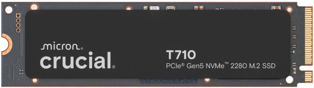SSD disks CRUCIAL T710 4TB M.2 PCIe Gen5 NVMe rakstīšana 13800 MB/s lasīšana 14500 MB/s