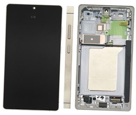 LCD screen Samsung S938 S25 Ultra ar touch screen un frame Titanium Melns/Pelēks/Jade Zaļš/Rozā Zeltains original (assembled service pack)