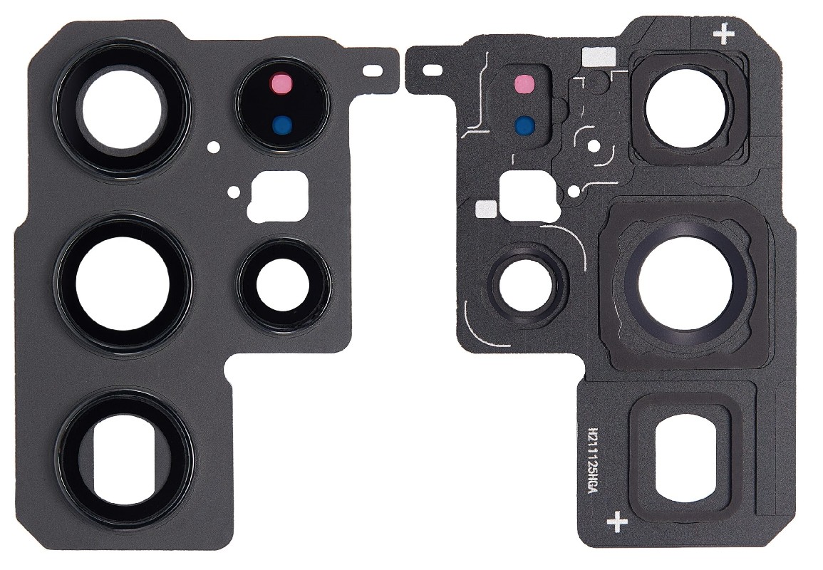 Samsung S908 S22 Ultra lens priekš camera ar frame Melns original (used Grade A)