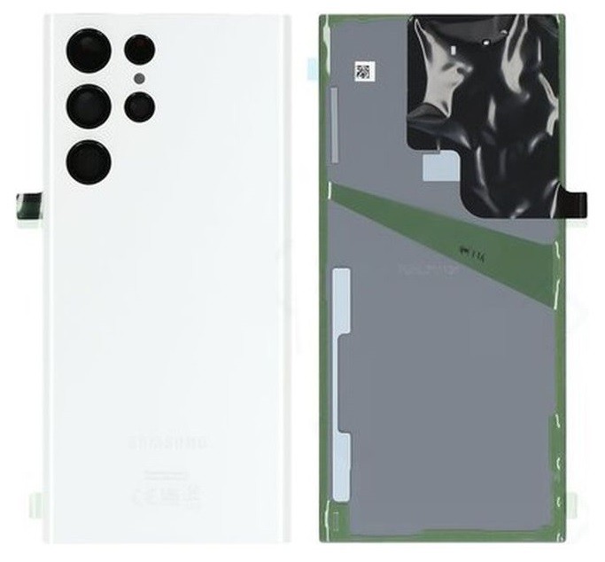 Aizmugurējais vāciņš priekš Samsung S908 S22 Ultra Balts original (service pack)