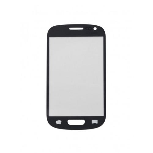 Outer Screen Glass Saderīgs ar Samsung I8190 S3 Mini Melns HQ