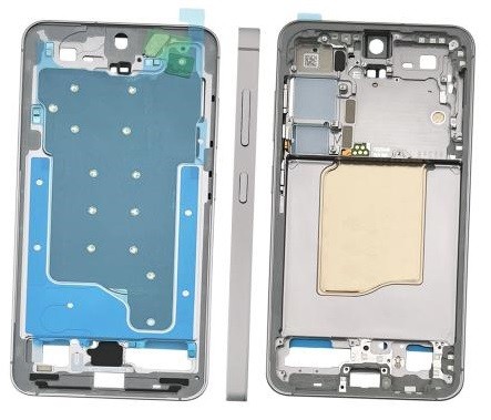 LCD screen Samsung S931 S25 ar touch screen un frame Sudrabs Shadow original (used Grade B)