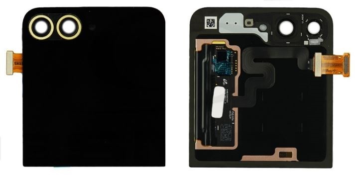 LCD screen Samsung F741 Z Flip6 5G ar touch screen (Outer) Dzeltens original (used Grade B)