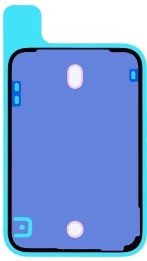 Sticker priekš aizmugurējais vāciņš iPhone 17 Pro original (service pack)