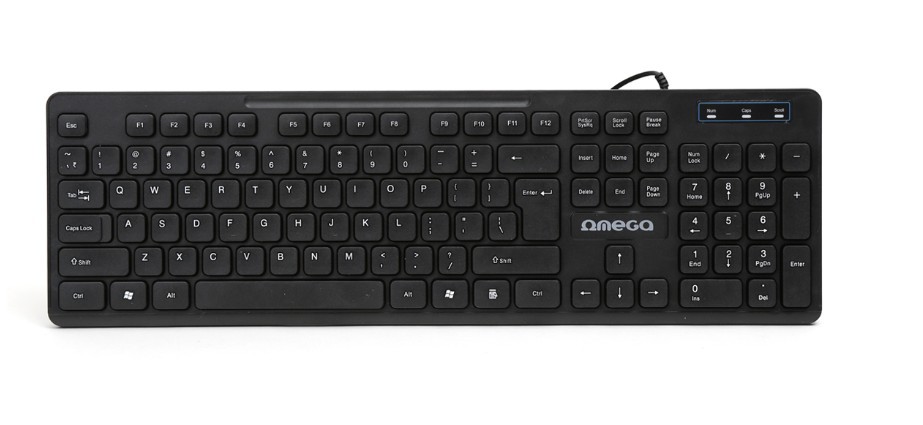Wired keyboard OMEGA OK-07 melns