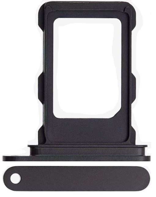 SIM card holder priekš iPhone 16 Pro/16 Pro Max Melns Titanium ORG