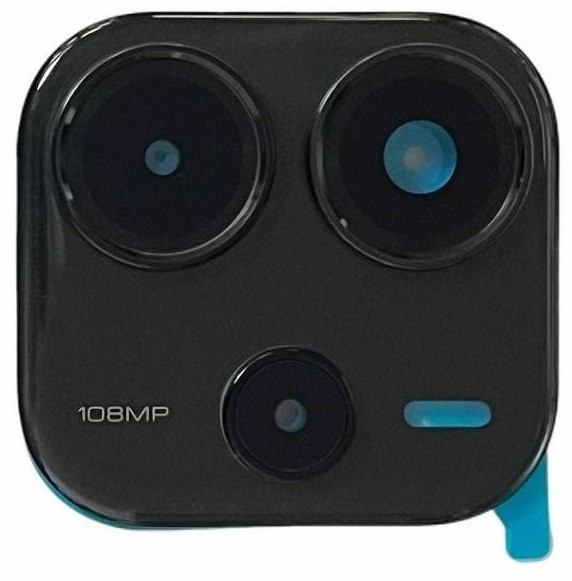 Xiaomi Redmi Note 14 4G lens priekš camera ar frame Melns ORG