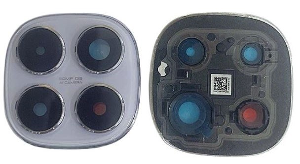 Xiaomi Redmi Note 14 Pro 5G lens priekš camera ar frame Lavender Violets ORG