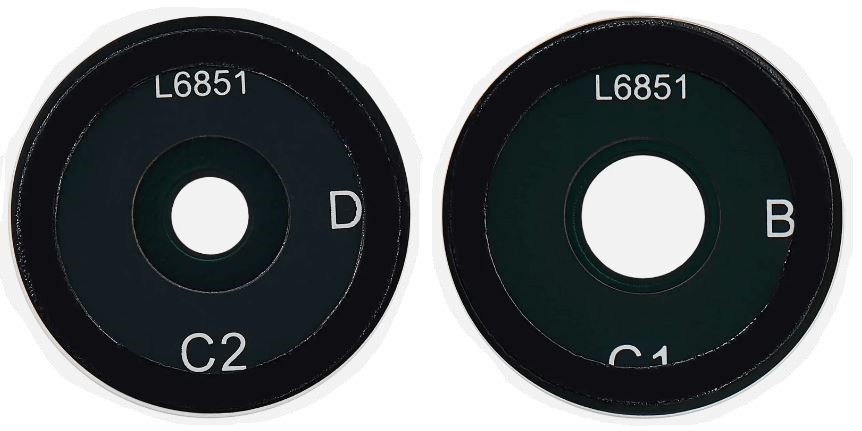 Xiaomi Redmi 14C lens priekš camera Melns (only lens 2pcs) ORG