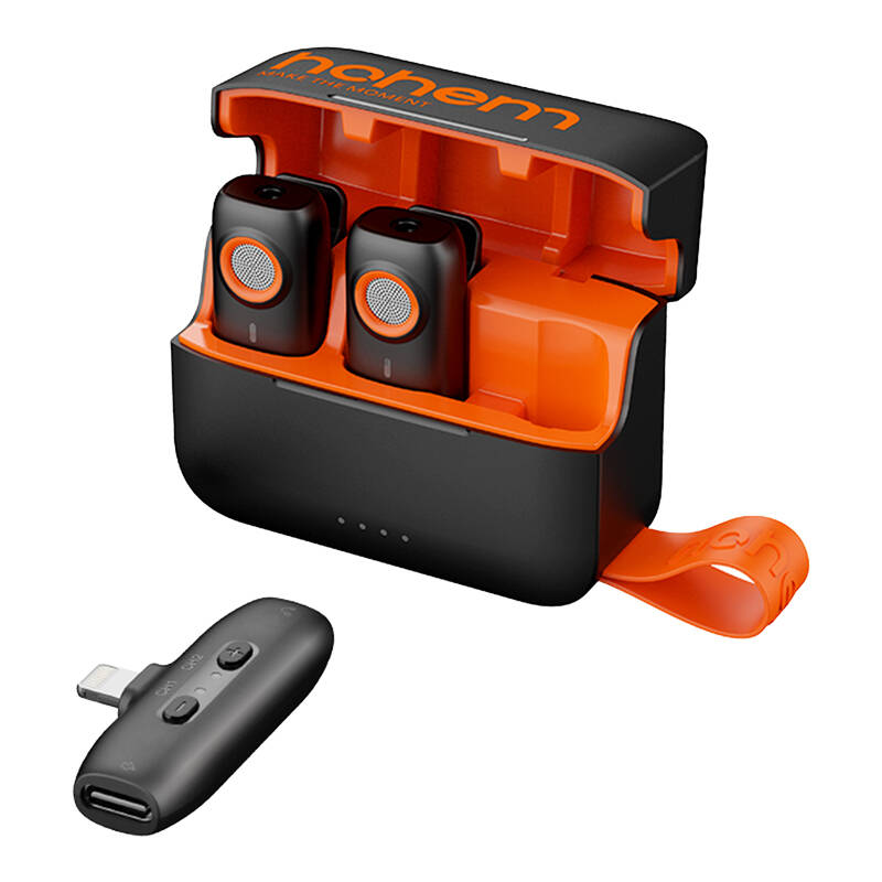 Hohem mikrofons (2TX + 1RX + uzlādes futrālis)