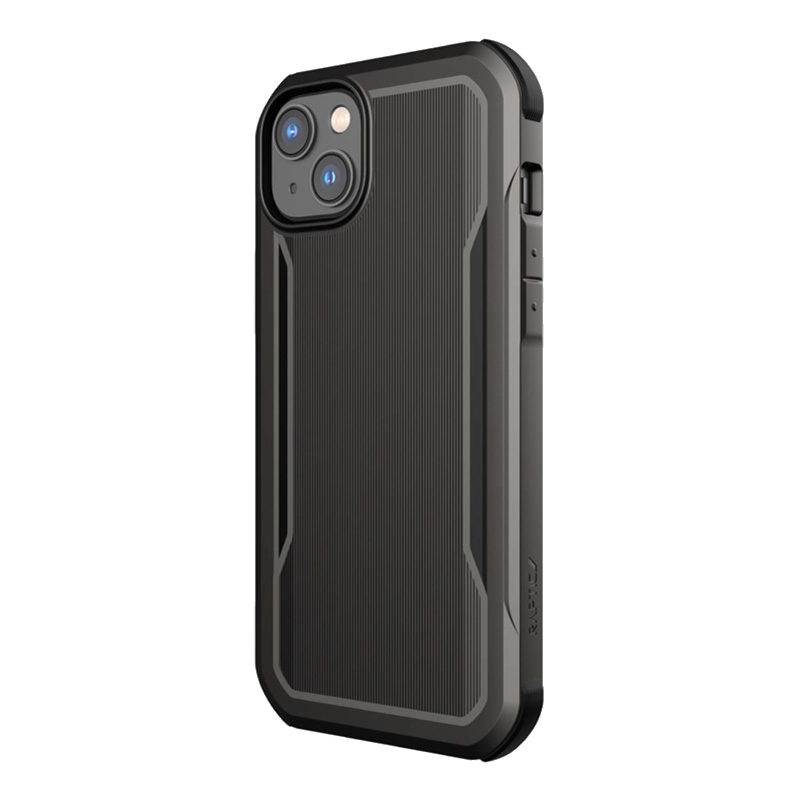 Raptic X-Doria Fort Case iPhone 14 Plus ar MagSafe bruņotu vāciņu - melnais