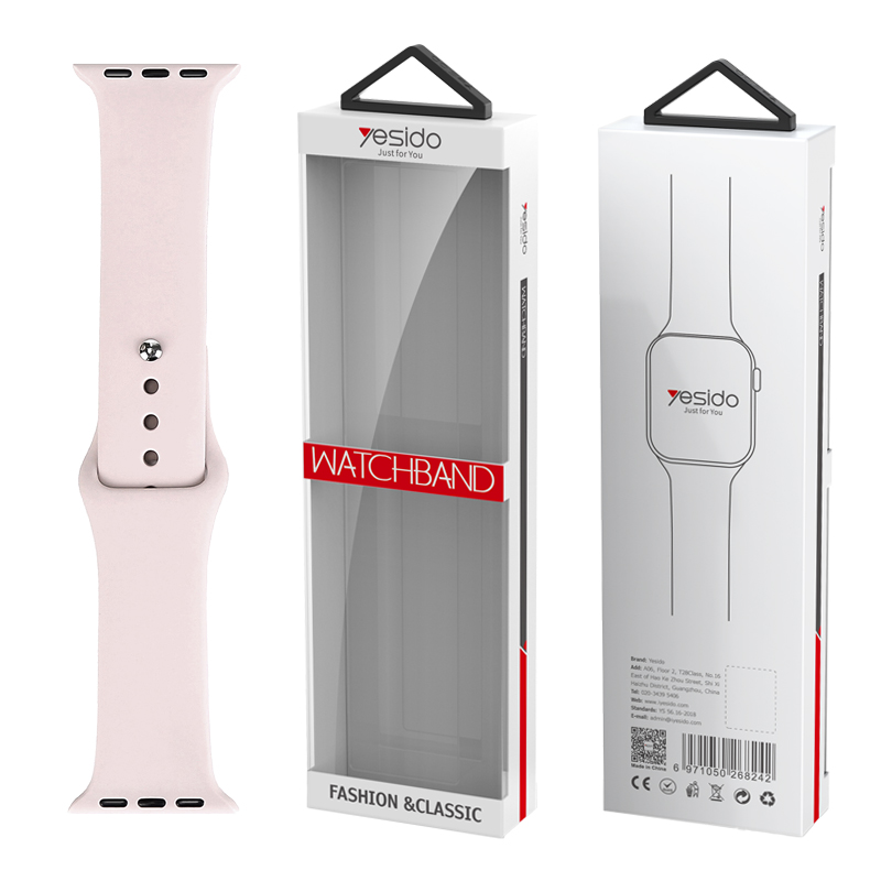 YESIDO WB44 silikona siksniņa iWatch S 42/44/45 (97+118) #17 smilšu