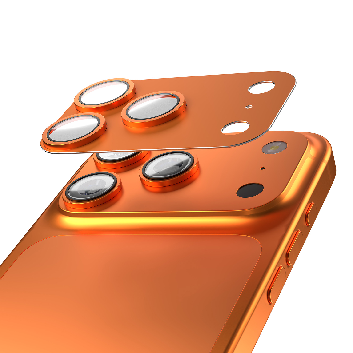 Etteri kameras lēcas aizsargs iPhone 17 Pro oranžs