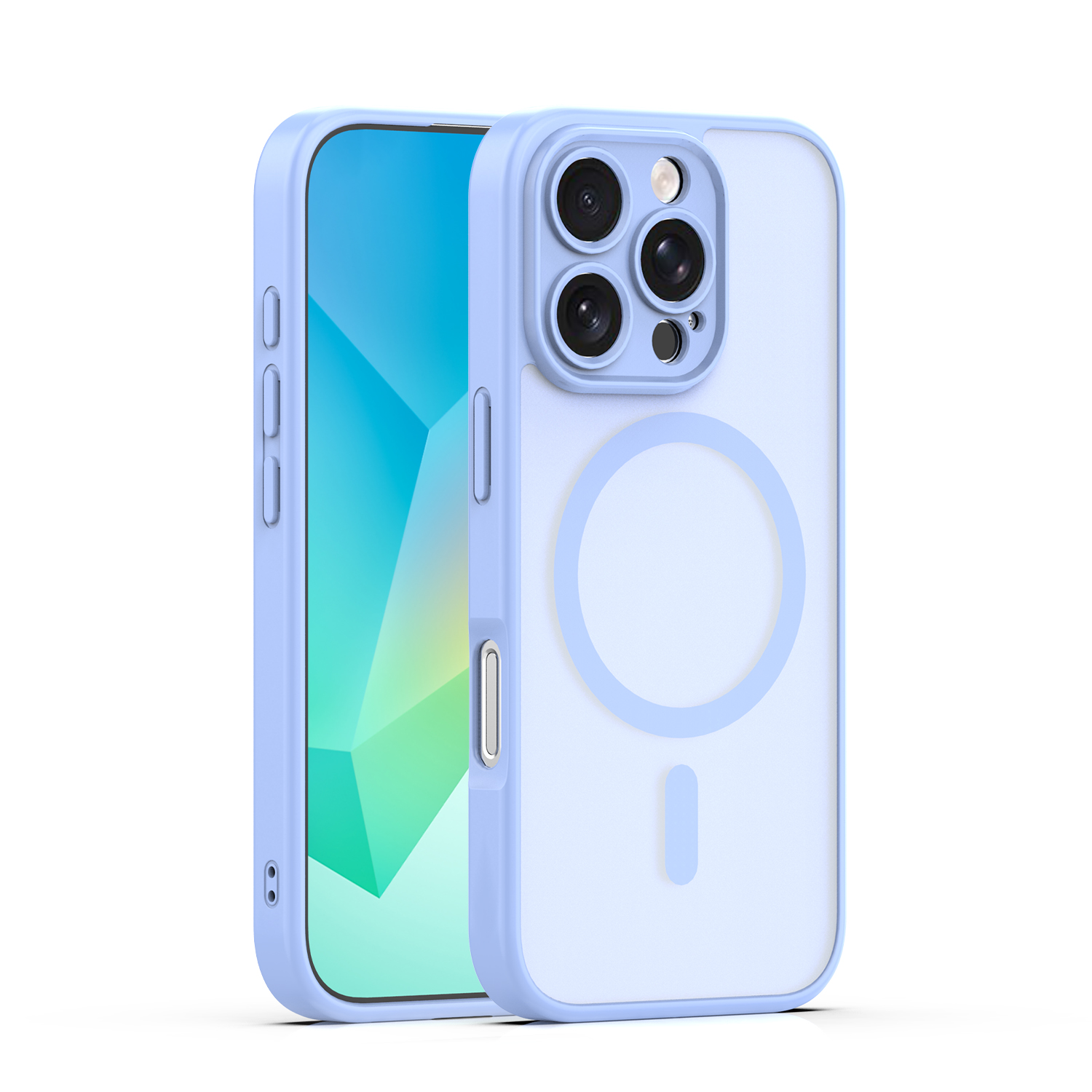 Mag Matt maciņš iPhone 16 Pro 6,3" gaiši zils