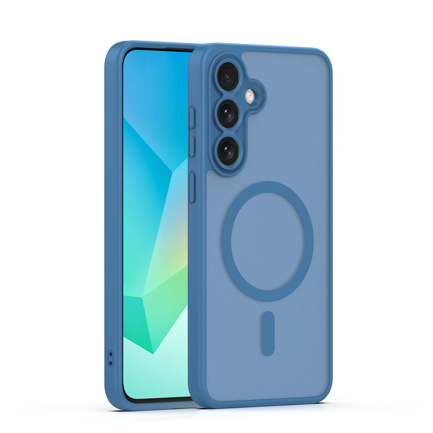 Mag Matt maciņš Samsung Galaxy S24 / S25 tumši zils